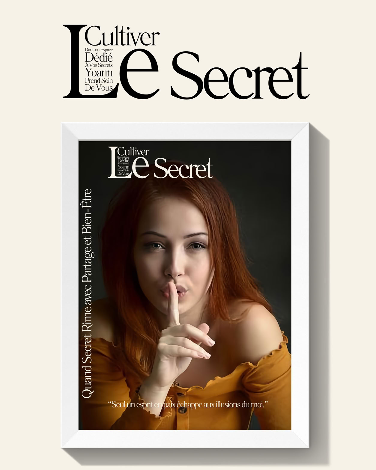 Dans un espace dédié à vos secret YOANN prend soin de vous 